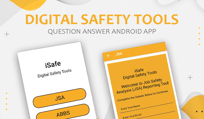 Screenshot of the iSafe digital safety tool app interface.