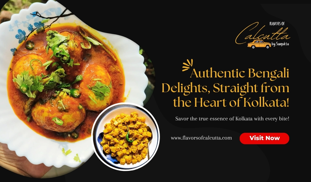 Authentic Bengali Curry with Fresh Coriander and Chillies Representing Kolkata Food Culture
