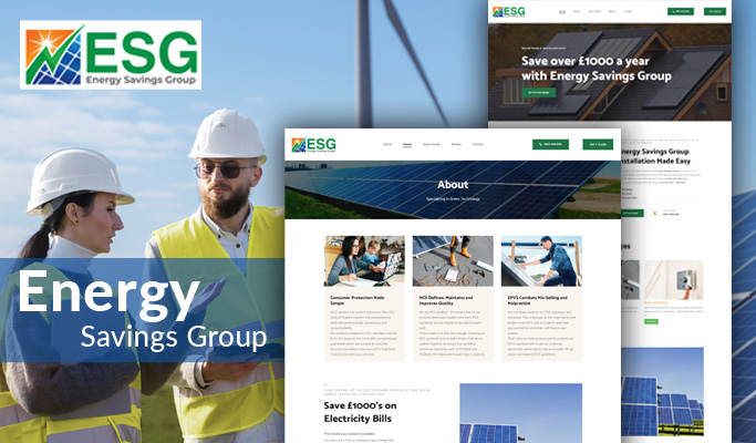 Energy Savings Group Website Design Case Study