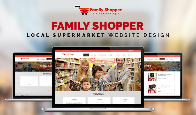 Local Supermarket eCommerce Website Screenshot