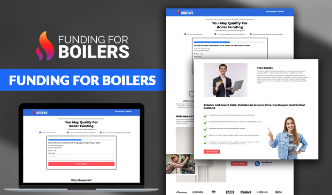 Screenshot of Boiler and Heating Business Website