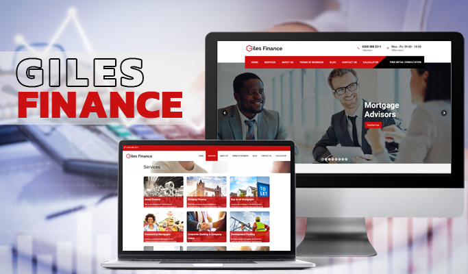 Giles Finance Website Design Portfolio Case Study