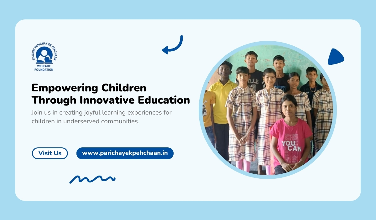 Parichay Ek Pehchaan Website Homepage with Donation and Volunteer Engagement Features