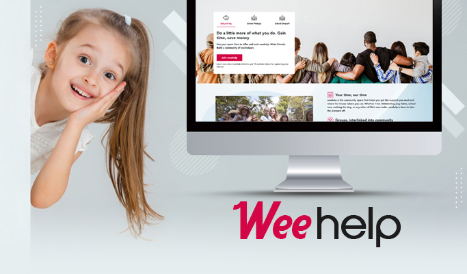 WeeHelp Website Design Portfolio Case Study